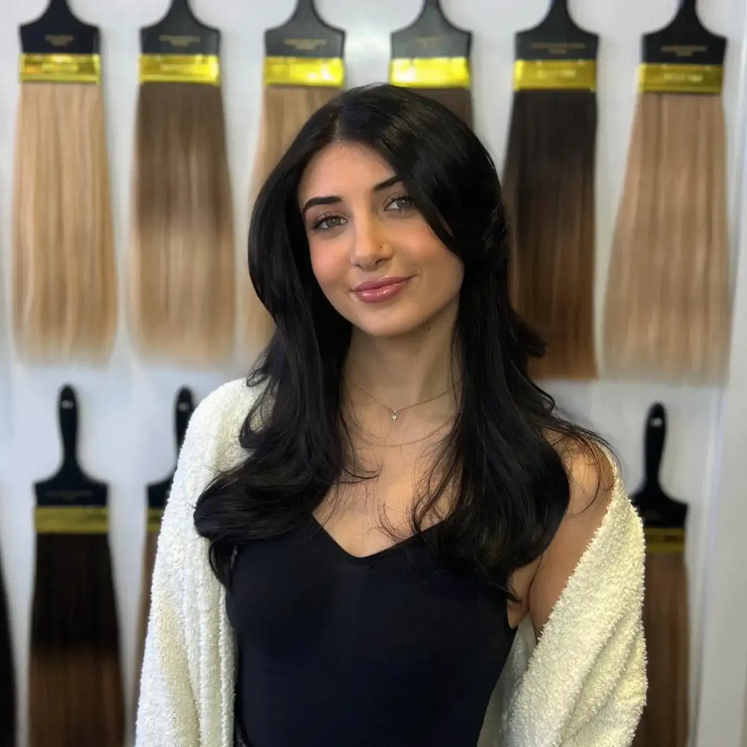 Portrait of Jordyn, a professional stylist at Panico Salon & Spa, showcasing their expertise and style.